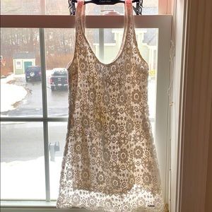 Abercrombie floral white dress